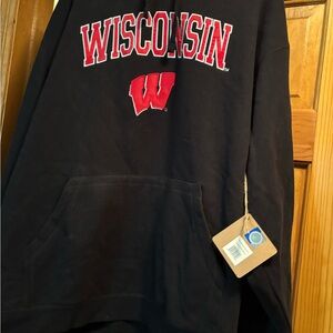 Wisconsin Black Hoodie XXL
